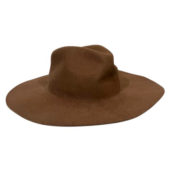 Kittenish by Jesse James Decker Women’s Hat Josie Wool Wide Brim Brown main image 7